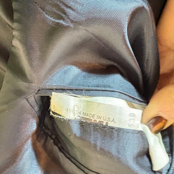 Vintage Brooks Brothers Brooksgate Pin-Striped Blazer USA Made Sports Coat Union - Picture 9 of 13